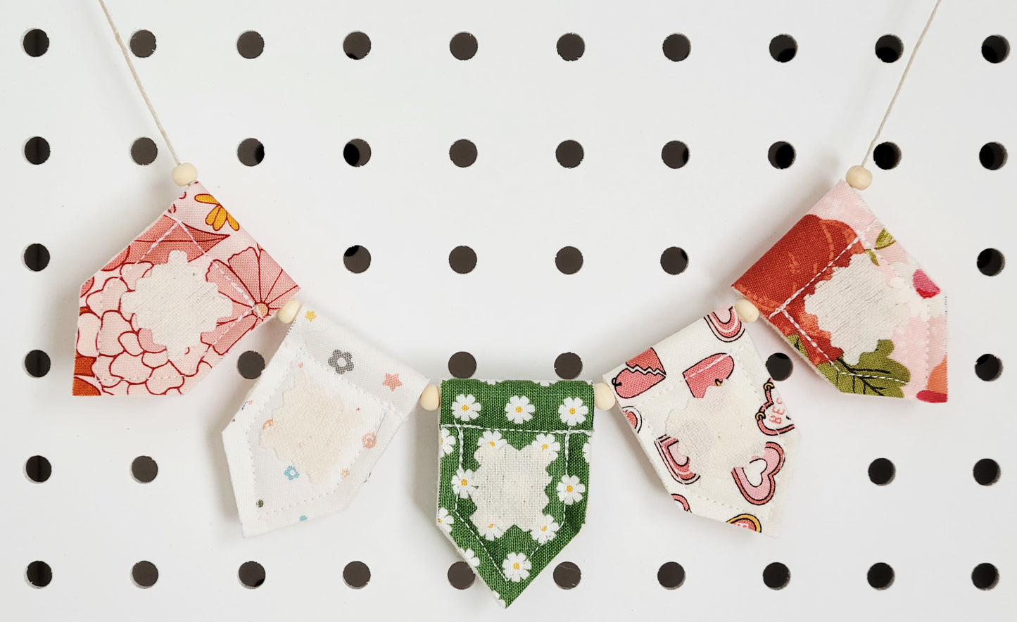 Garden Party Personalized Tiny Bunting