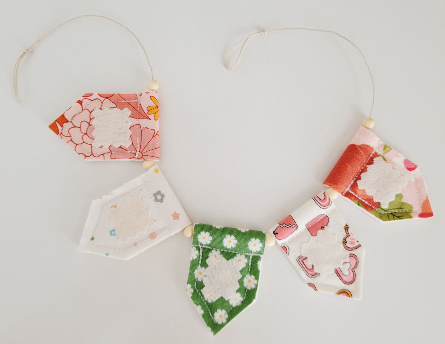 Garden Party Personalized Tiny Bunting