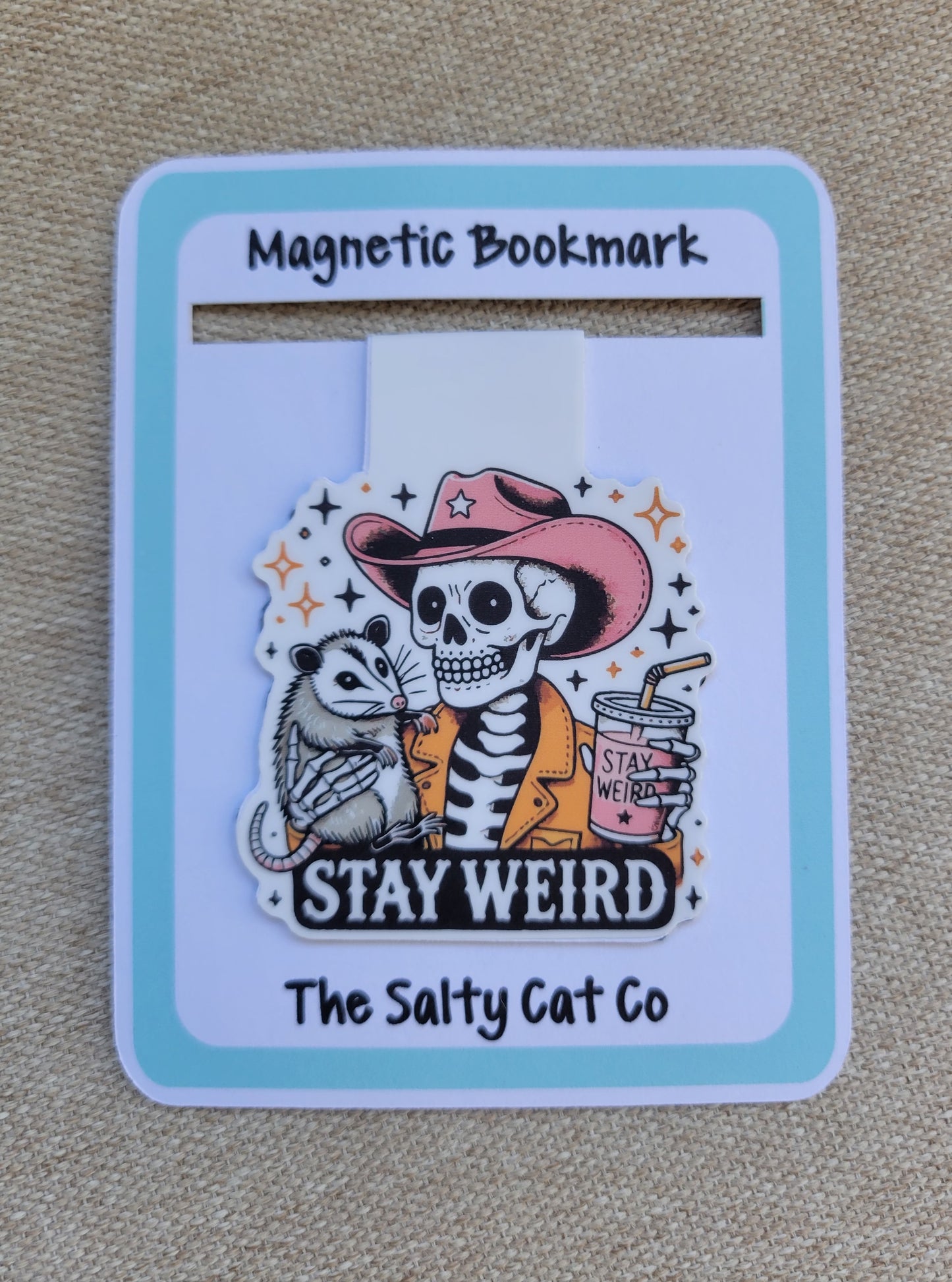 Stay Weird Magnetic Bookmark