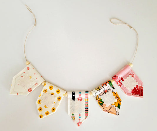 Groovy Sunflowers Personalized Tiny Bunting