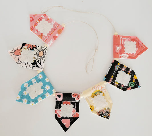 Retro Party Personalized Tiny Bunting