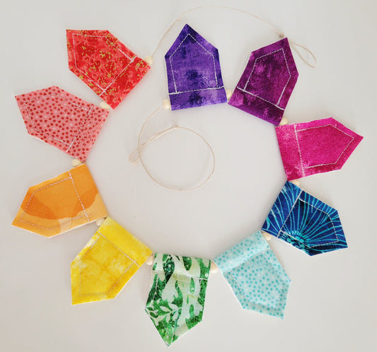 Rainbow Personalized Tiny Bunting