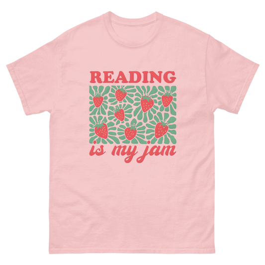 Reading is my Jam Short Sleeve Unisex T-Shirt