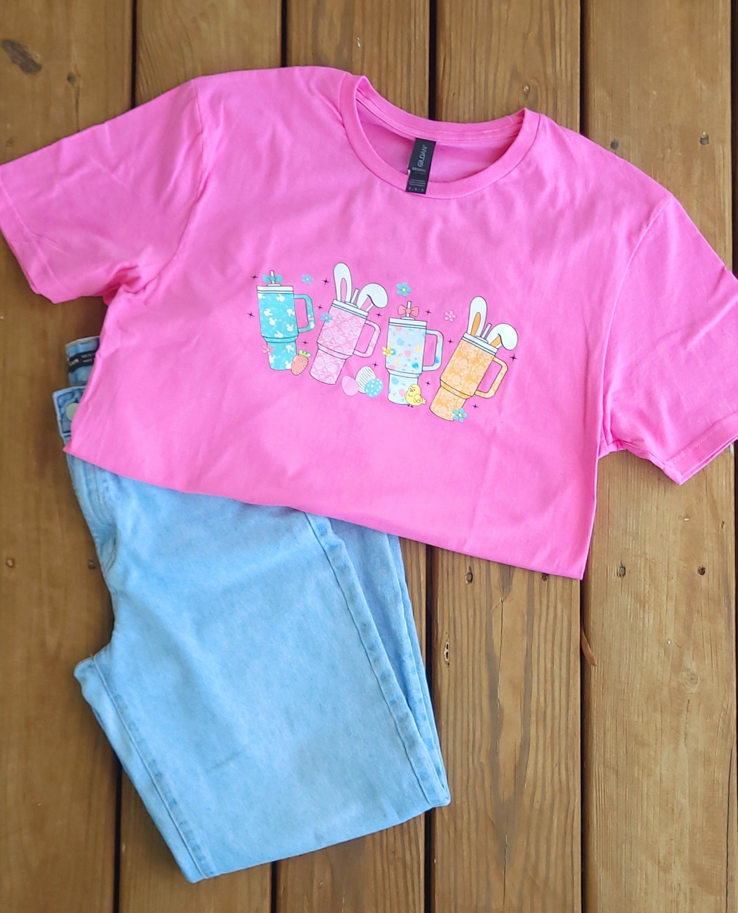 Easter Tumbler Cup Short Sleeve T-Shirt