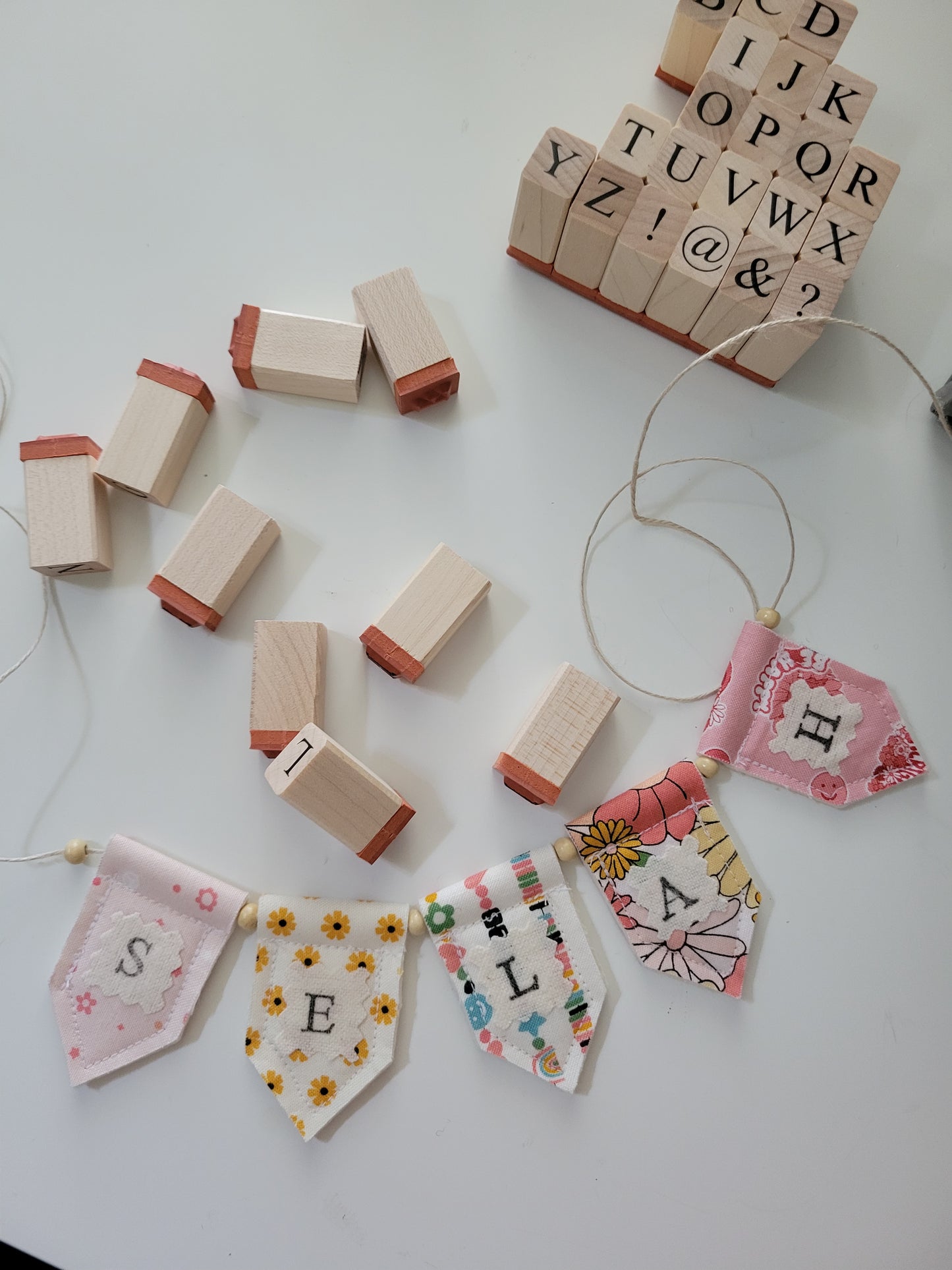 Retro Party Personalized Tiny Bunting