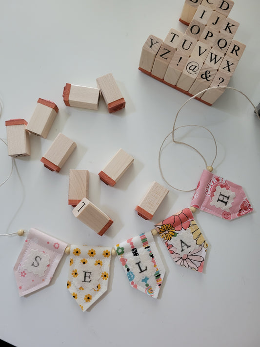 Sugar & Sunshine Personalized Tiny Bunting