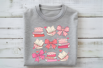 Valentine's Day Coquette Book Lovers Sweatshirt