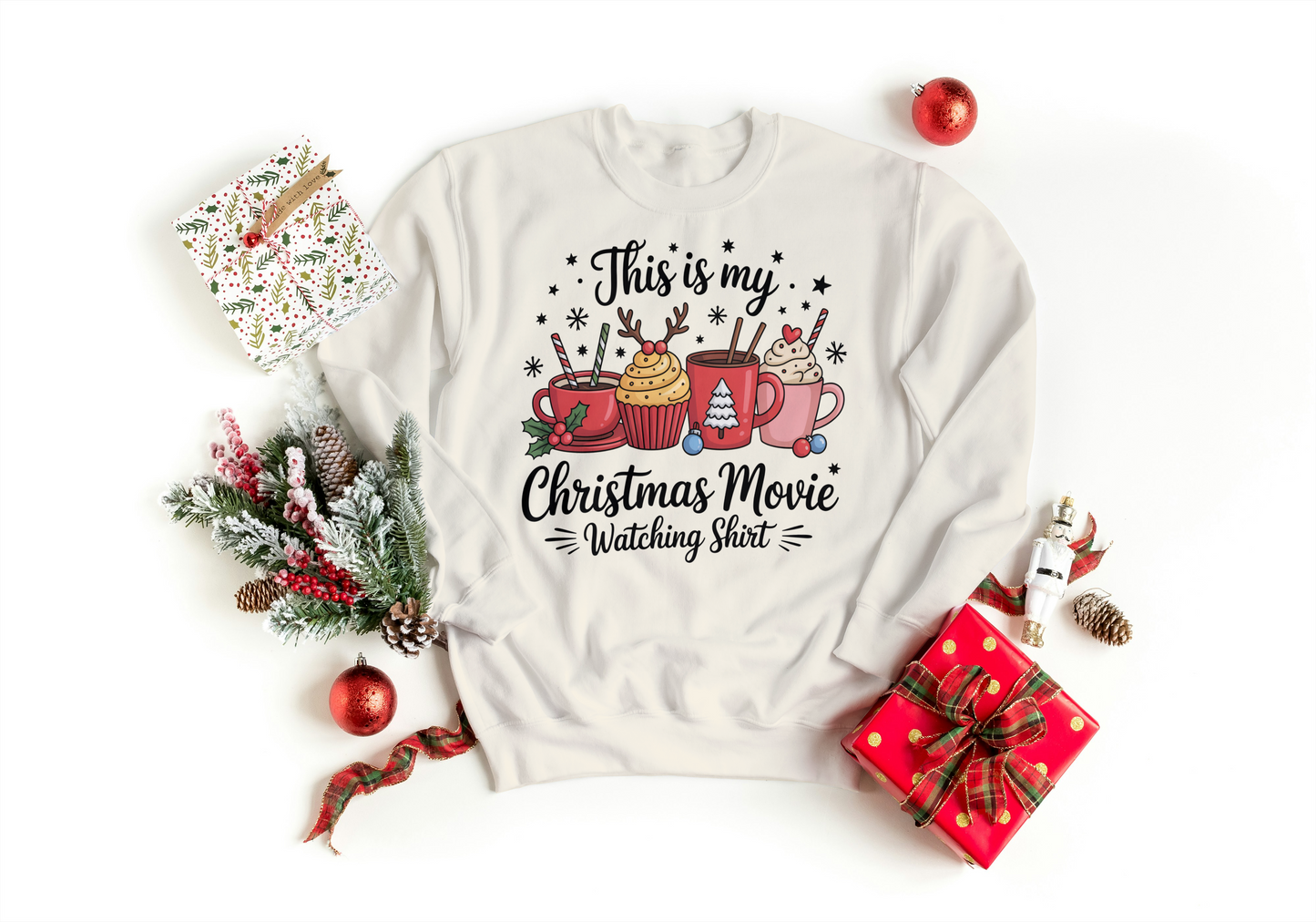 This is My Christmas Movie Watching Shirt Sweatshirt