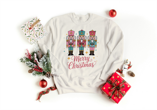Merry Christmas Nutcrackers Sweatshirt