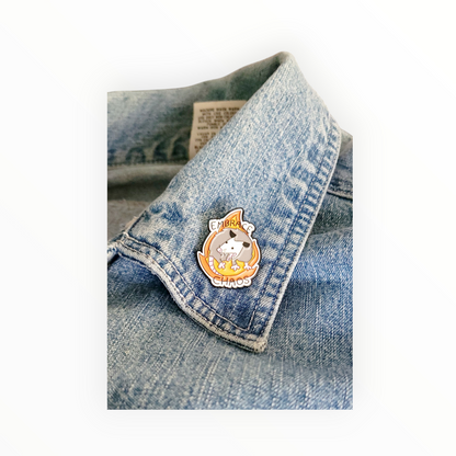 Embrace Chaos Possum Enamel Pin